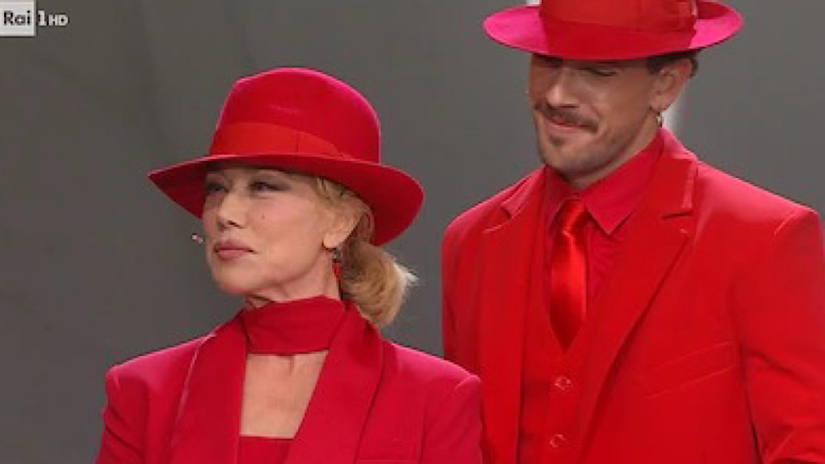 Foto Nancy Brilli e Filippo Zara Ballando