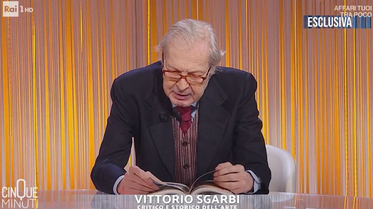 Foto Vittorio Sgarbi Cinque minuti