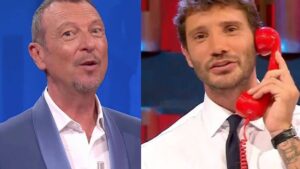 Foto Amadeus Stefano De Martino collage