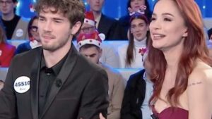 Foto Andrea Delogu e Nikita Perotti Domenica In