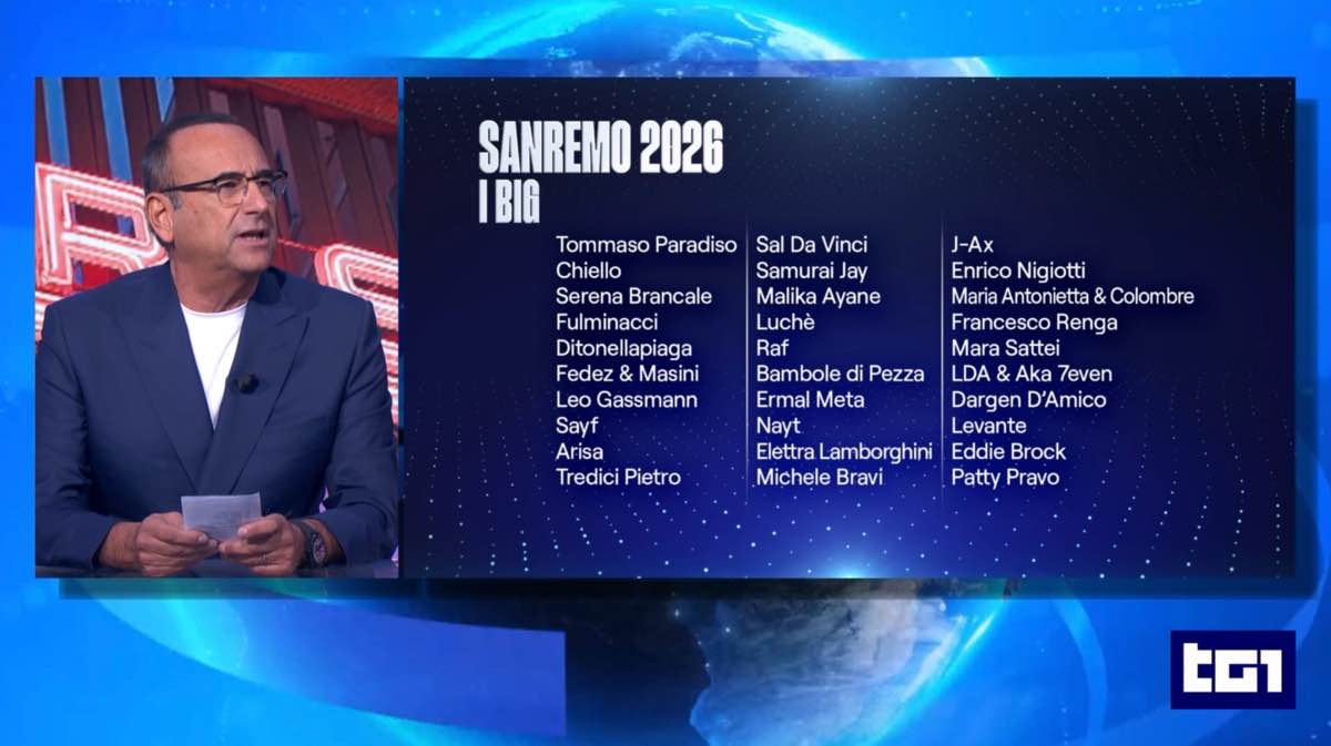 foto carlo conti 1dicembre