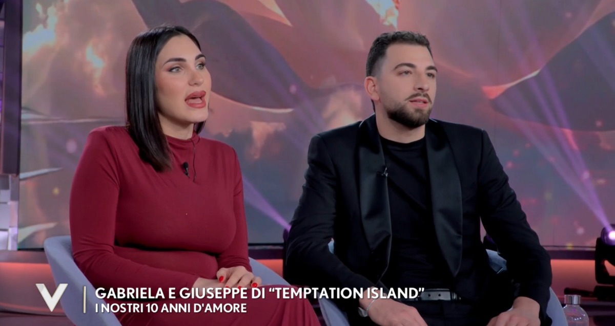 foto gabriella giuseppe verissimo temptation