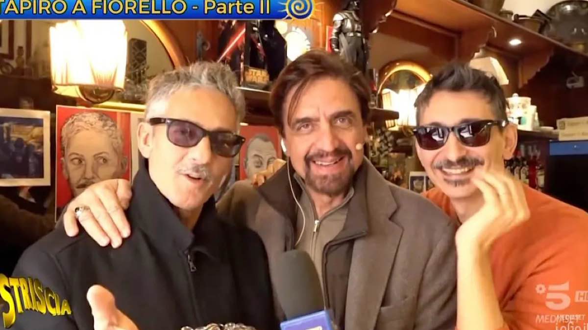 Foto Fiorello tapiro Striscia