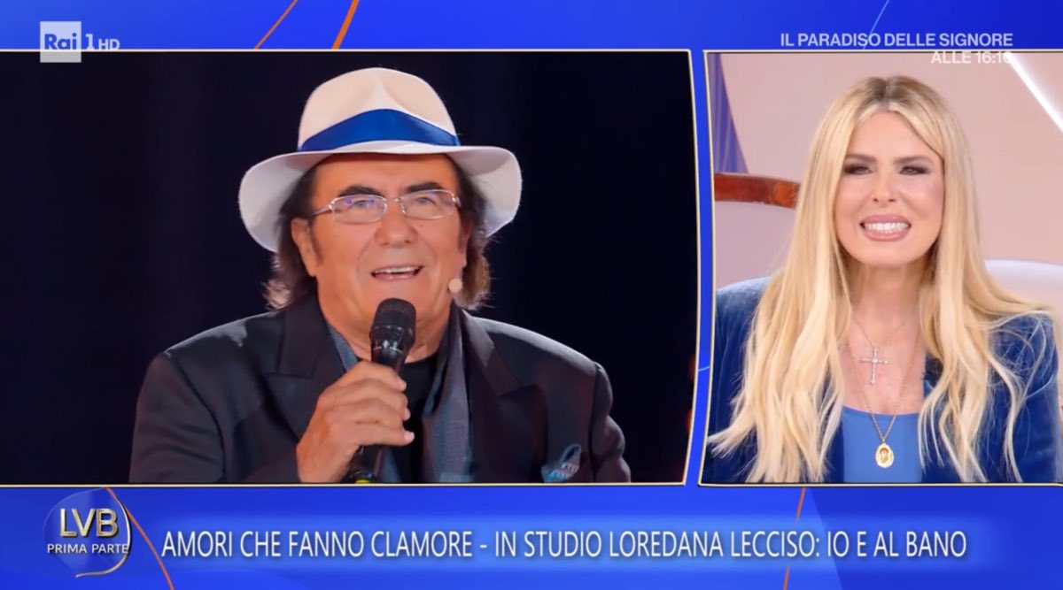 foto albano lecciso lvb