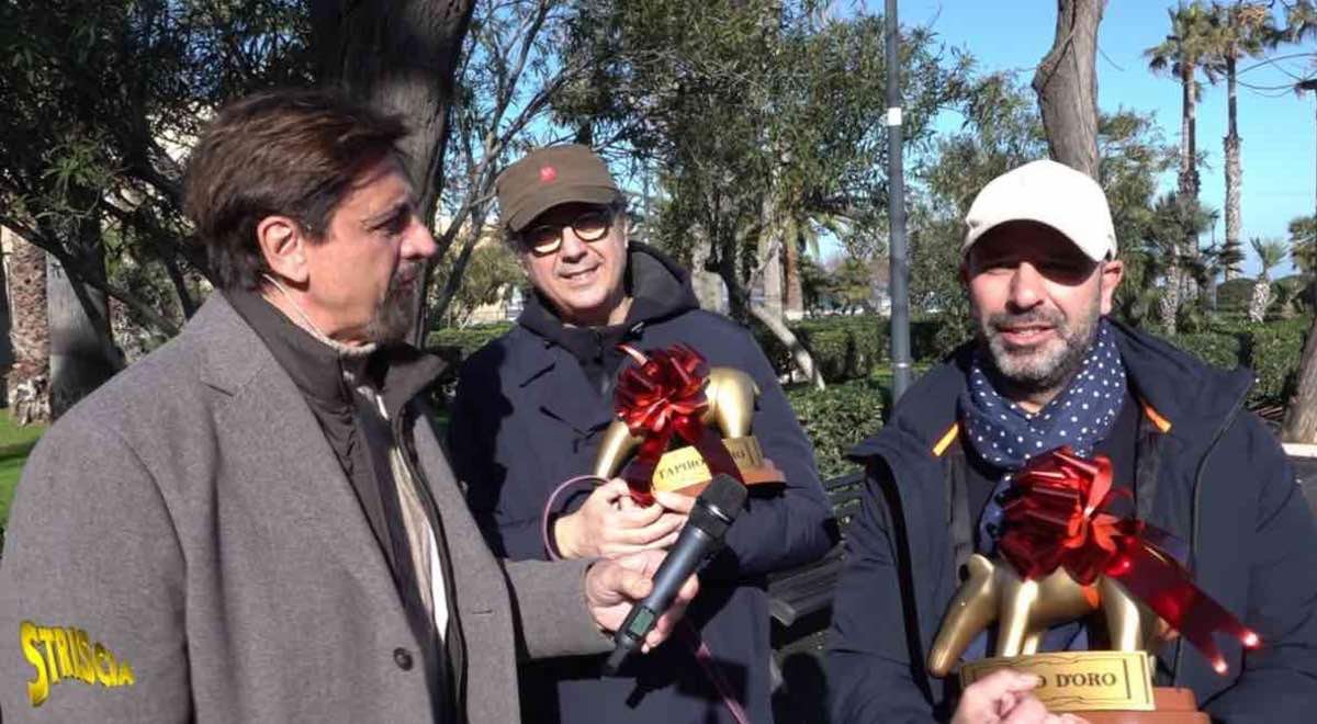 foto Checco Zalone tapiro