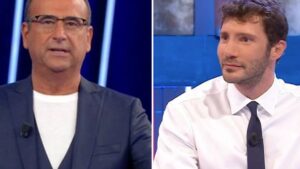 Foto Carlo Conti Stefano De Martino 2026