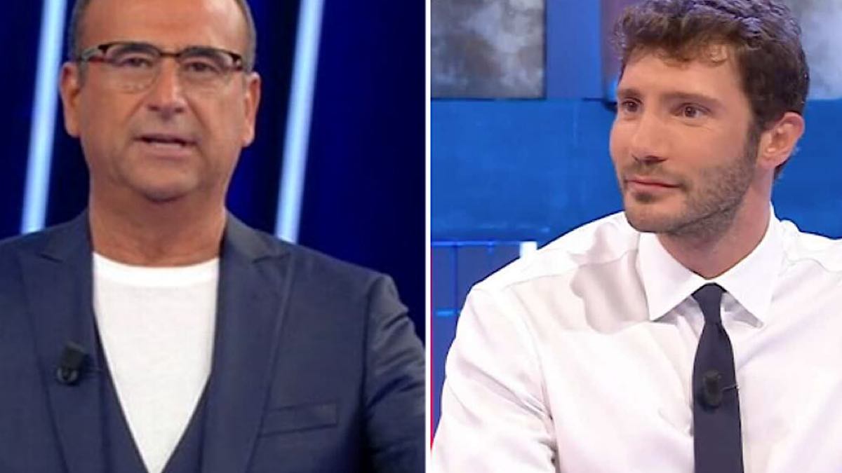 Foto Carlo Conti Stefano De Martino 2026