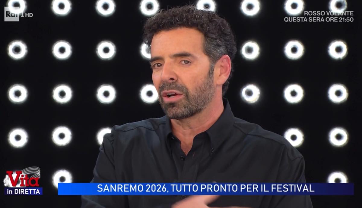 foto alberto matano laura pausini