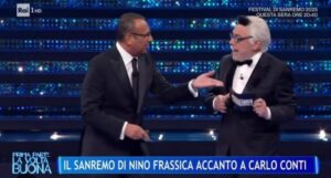 foto carlo conti nino frassica