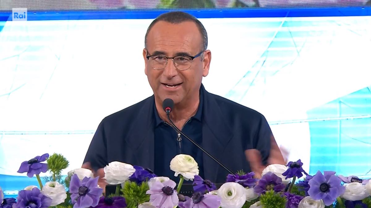 foto carlo conti scaletta sanremo2026