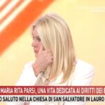 Eleonora Daniele piange a Storie Italiane per Maria Rita Parsi: “Grande donna”