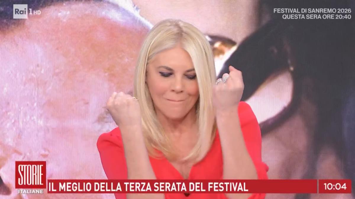 foto eleonora daniele storie italiane ascolti sanremo2026