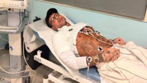 foto fabrizio corona ospedale