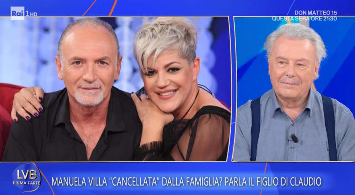 foto figlio claudio villa manuela villa