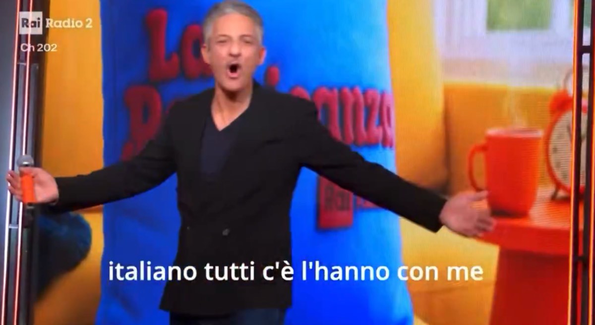 foto fiorello contro pucci