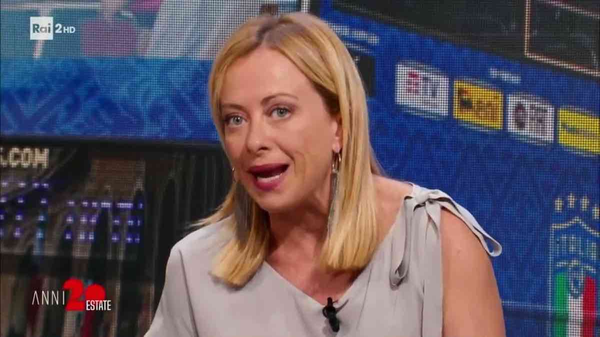 foto Giorgia Meloni Sanremo