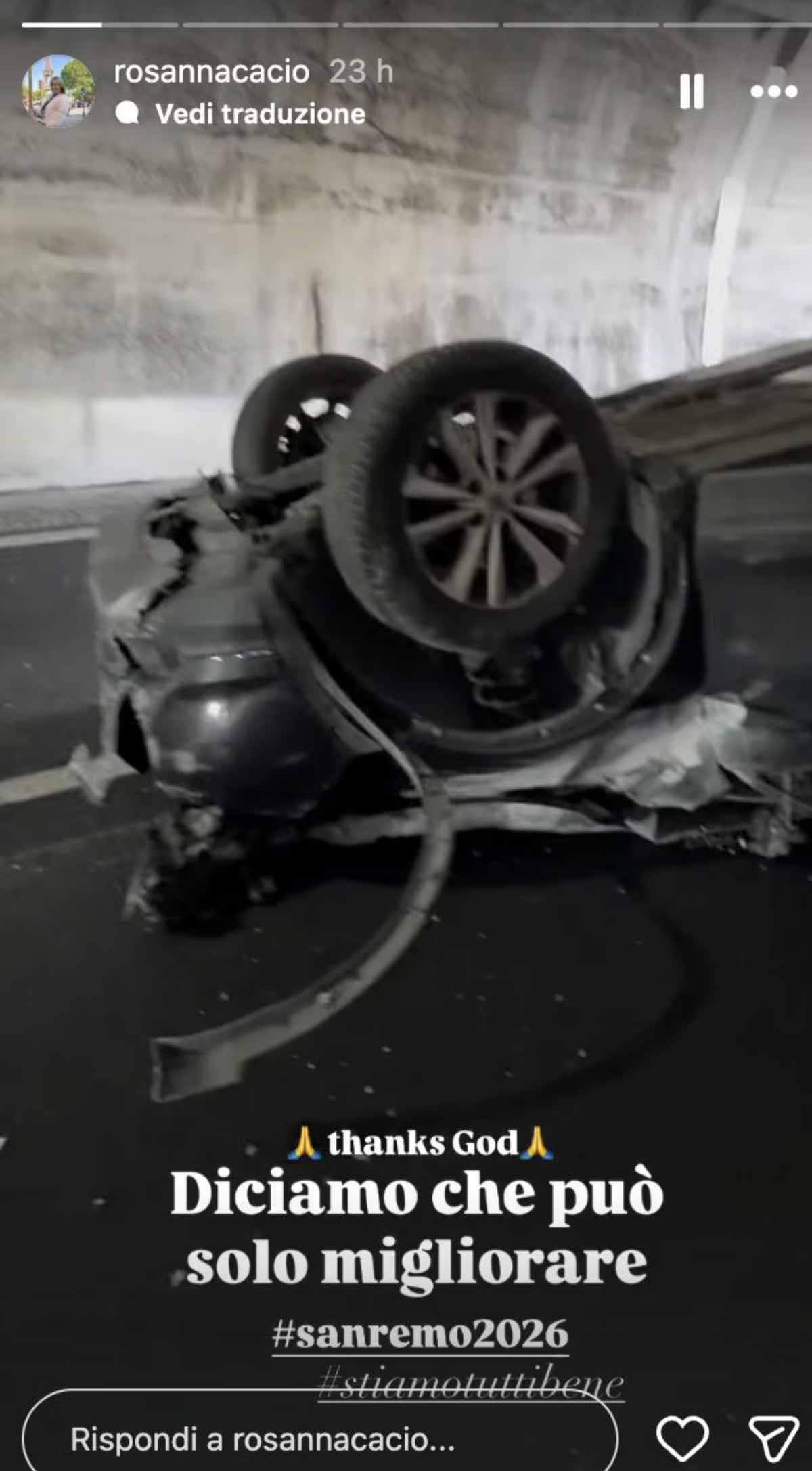 foto incidente troupe la volta buona