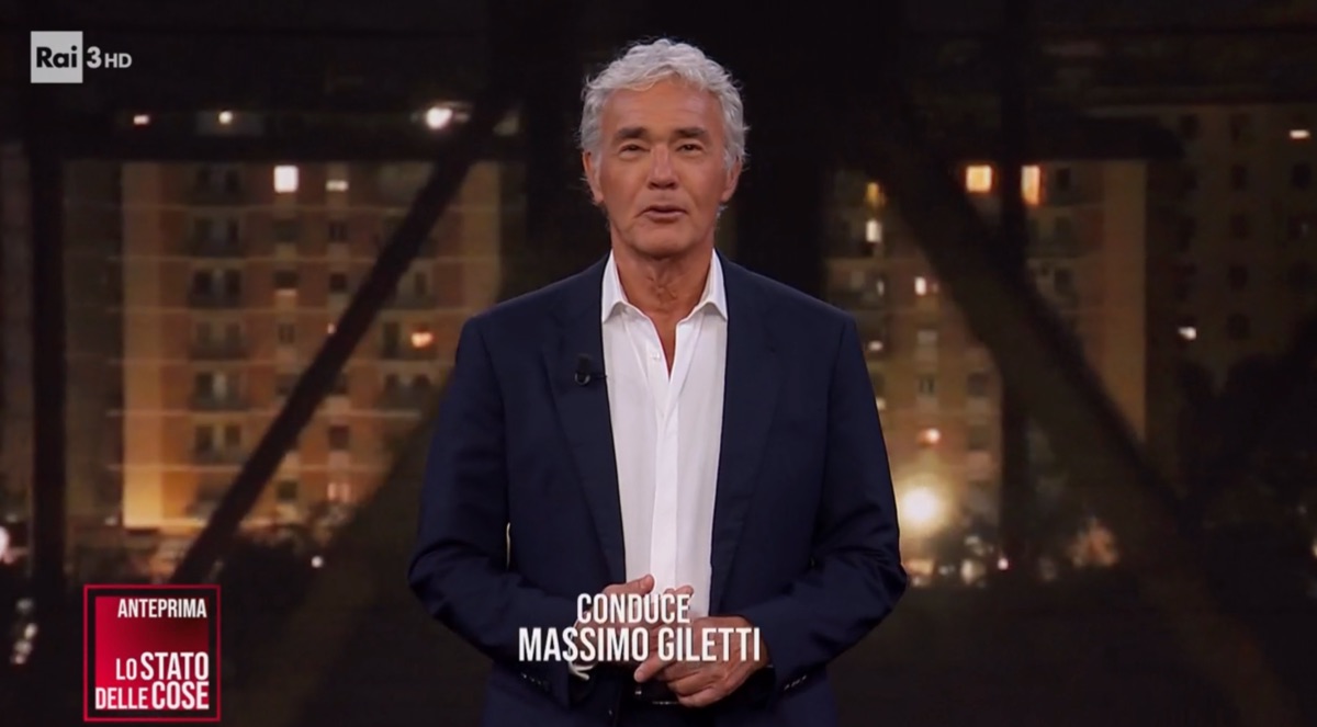 foto massimo giletti lo stato delle cose chiusura