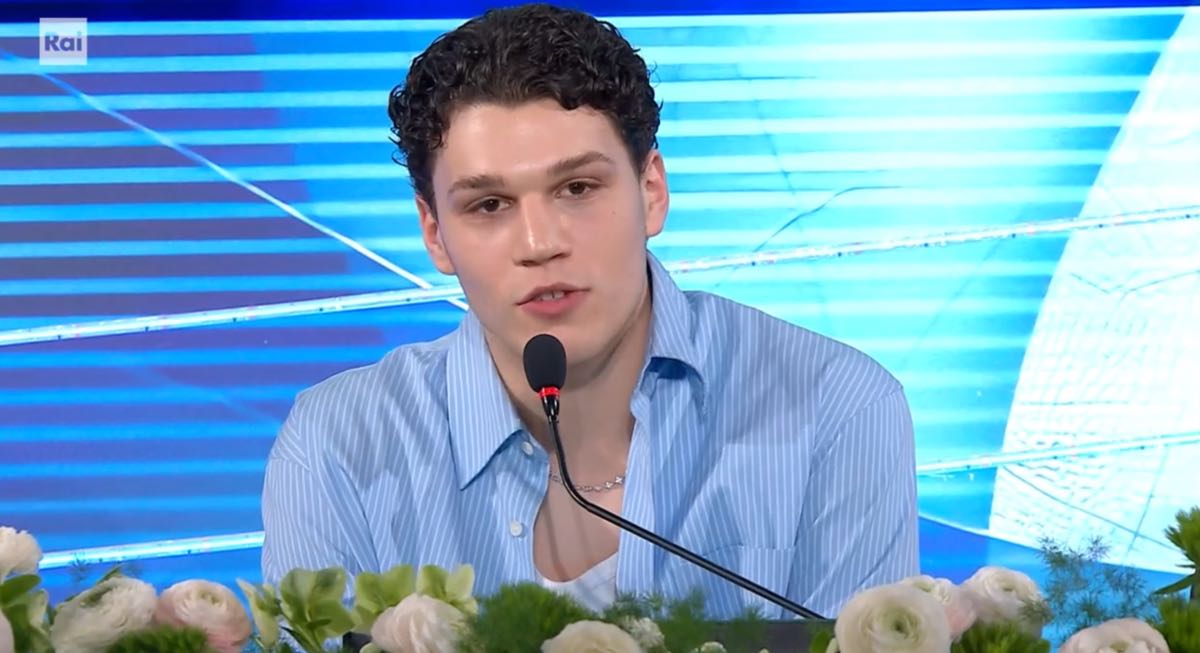 foto Nicolò Filippucci conferenza sanremo2026