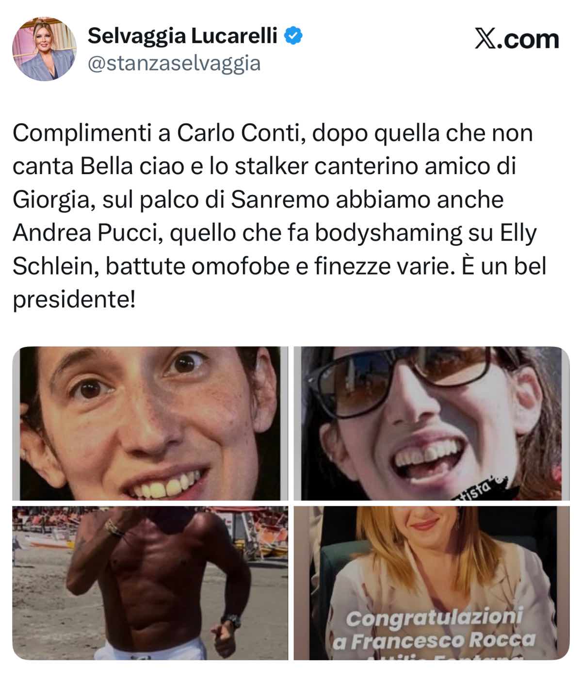 foto selvaggia lucarelli contro pucci