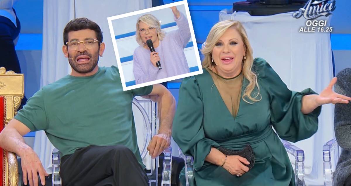 foto tina maria de filippi richiesta