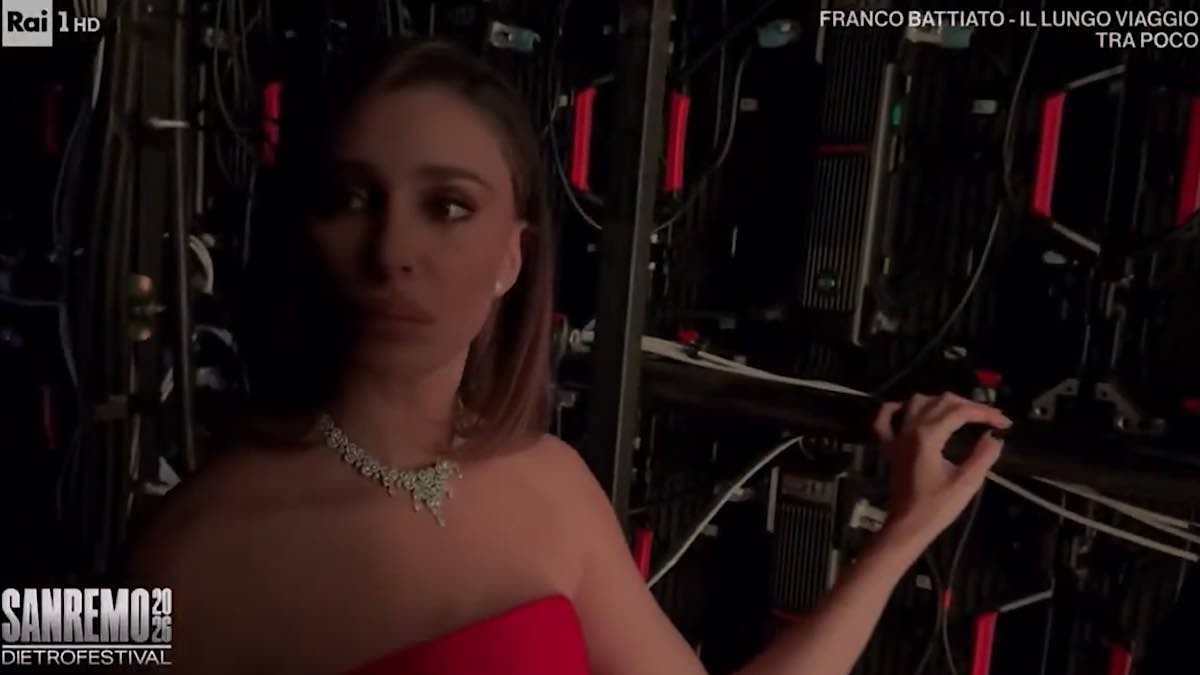 Foto Belen Rodriguez DietroFestival