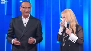 Foto Carlo Conti Patty Pravo