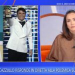 Caterina Balivo difende Sal Da Vinci: “C’è sofferenza”, e Cazzullo non ci sta!