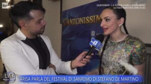 foto arisa stefano de martino sanremo polemiche