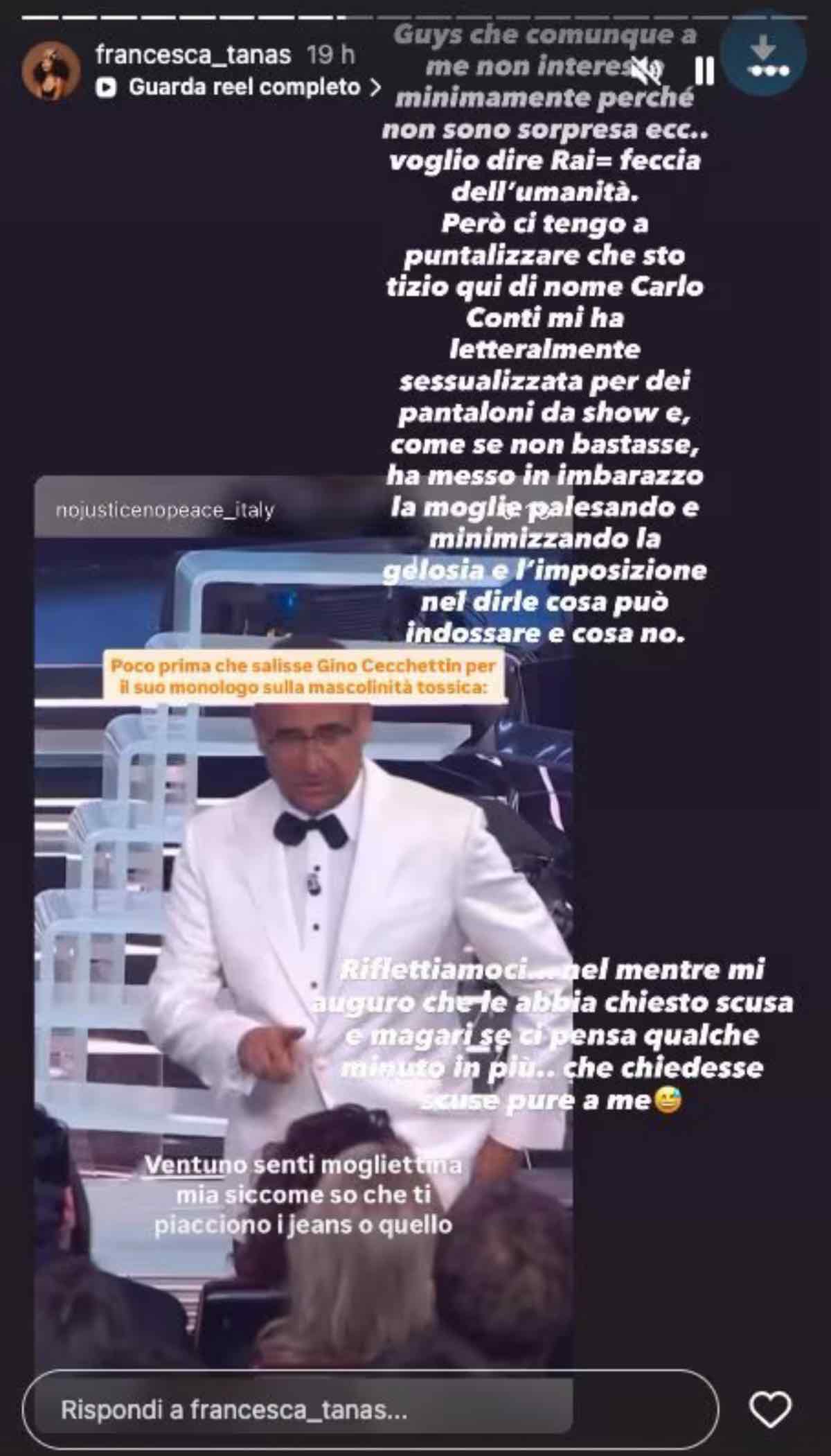 foto ballerina contro conti