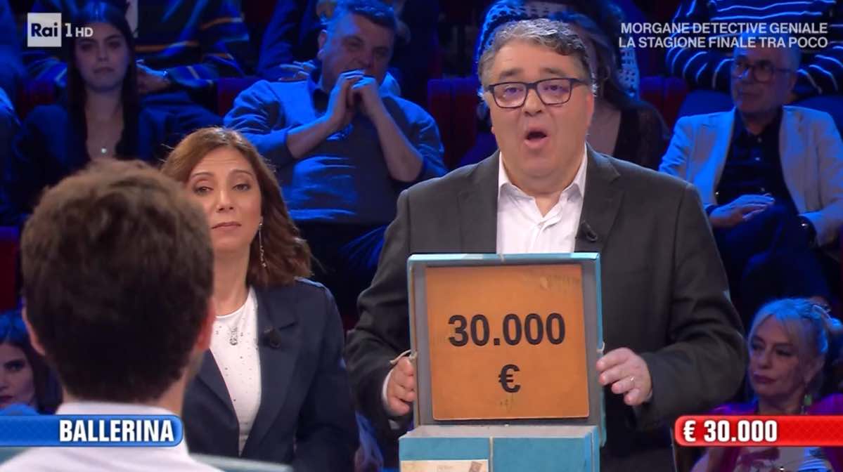 foto Bernie affari tuoi vince 30 mila euro