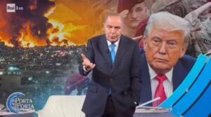 foto bruno vespa furioso porta a porta