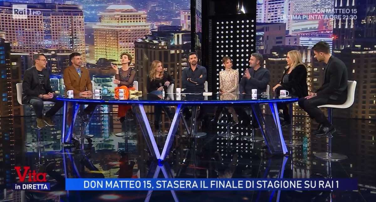 foto cast don matteo15 vita in diretta