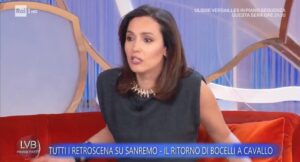foto caterina balivo feci cavallo bocelli