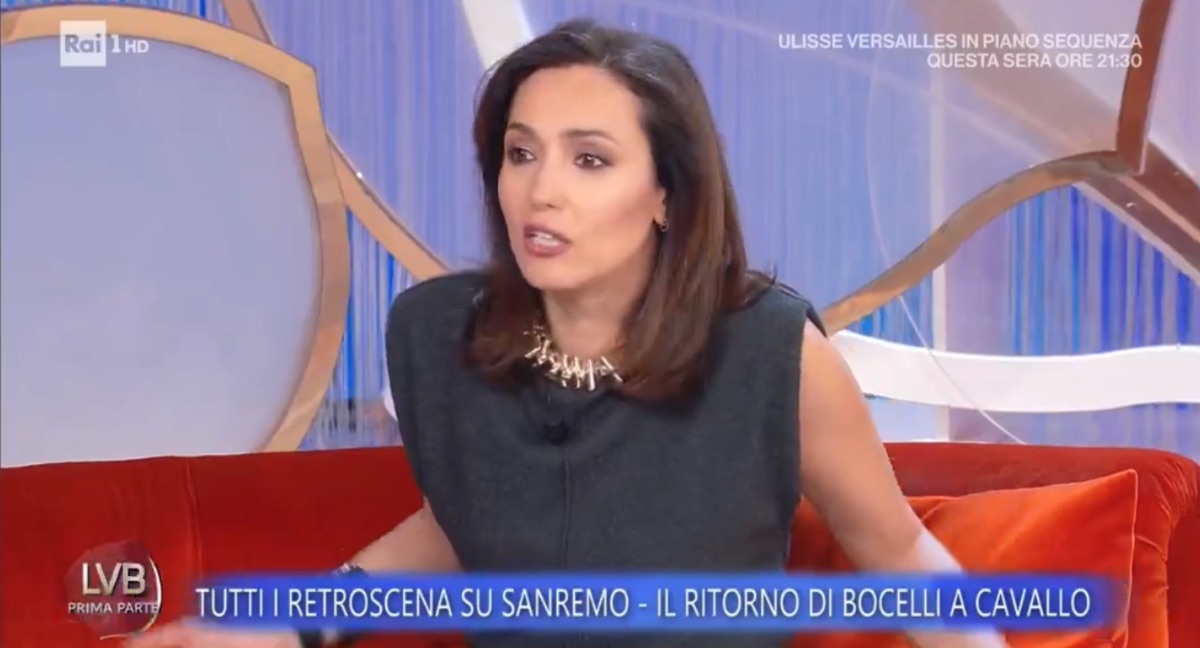 foto caterina balivo feci cavallo bocelli