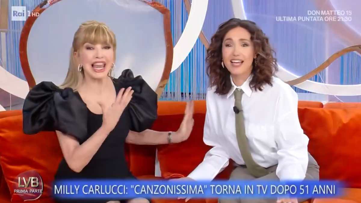 foto Caterina Balivo Milly Carlucci lvb