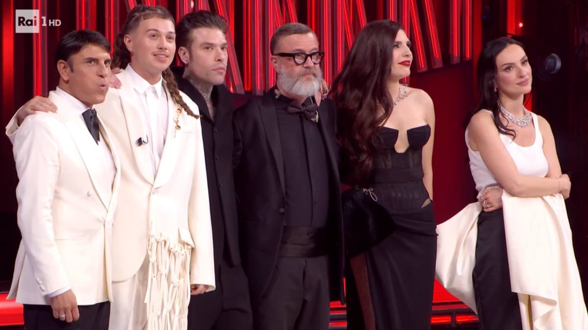 foto cinque finalisti sanremo2026