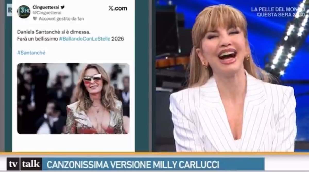 foto daniela santanche ballando con le stelle milly Carlucci tvtalk