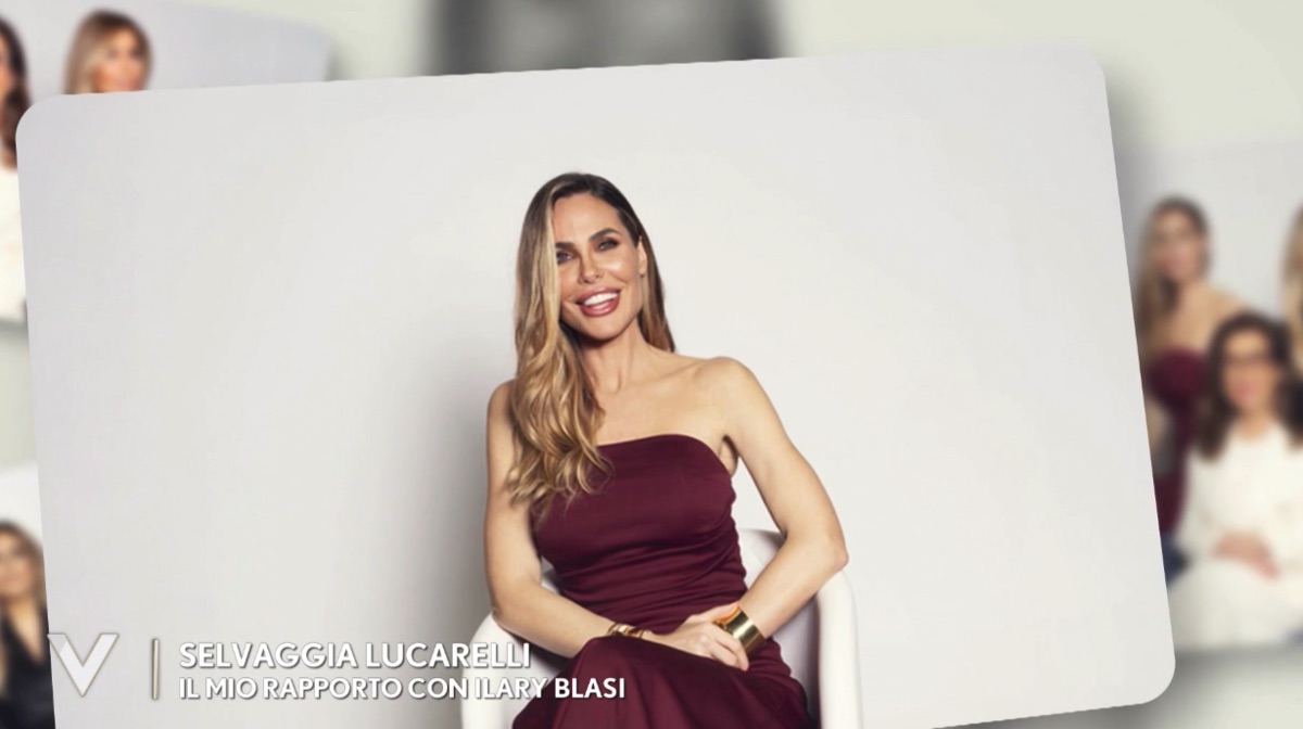 foto ilary blasi retroscena lucarelli