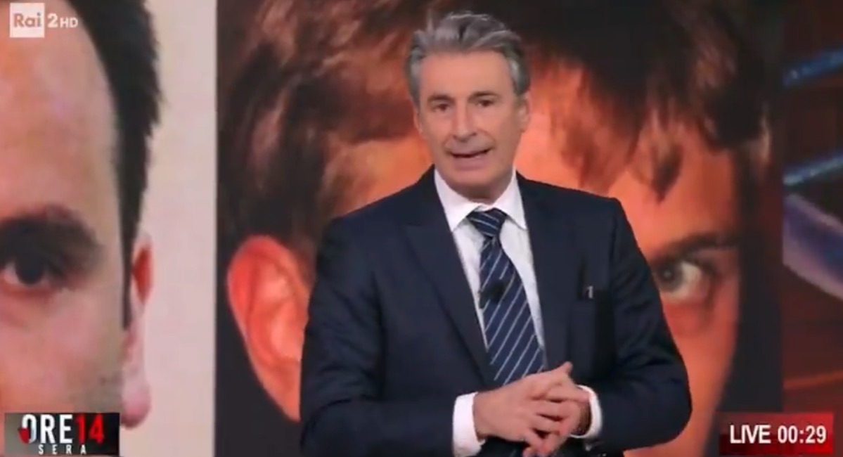 foto milo infante ore14sera polemica bruno vespa