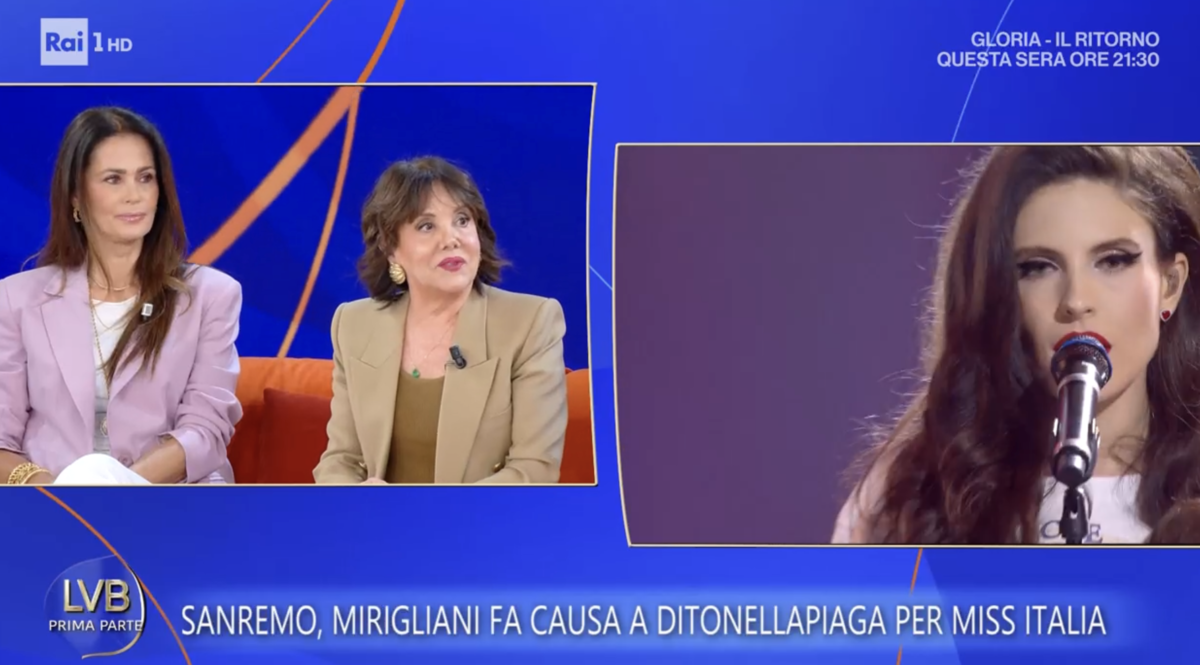 foto patrizia mirigliani polemica ditonellapiaga miss italia