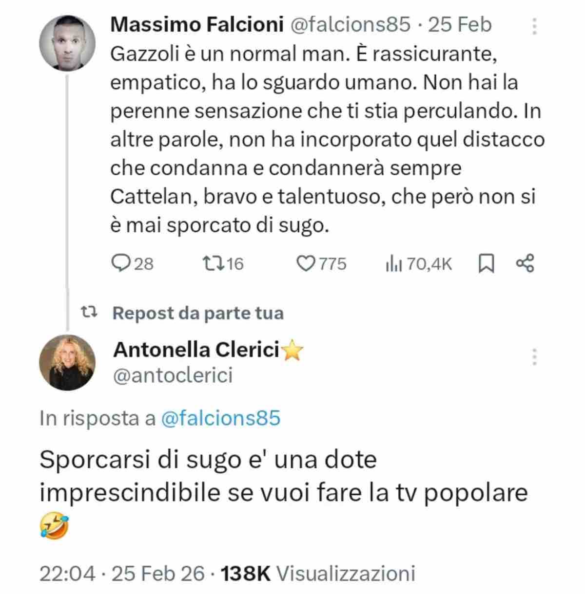 foto post clerici cattelan