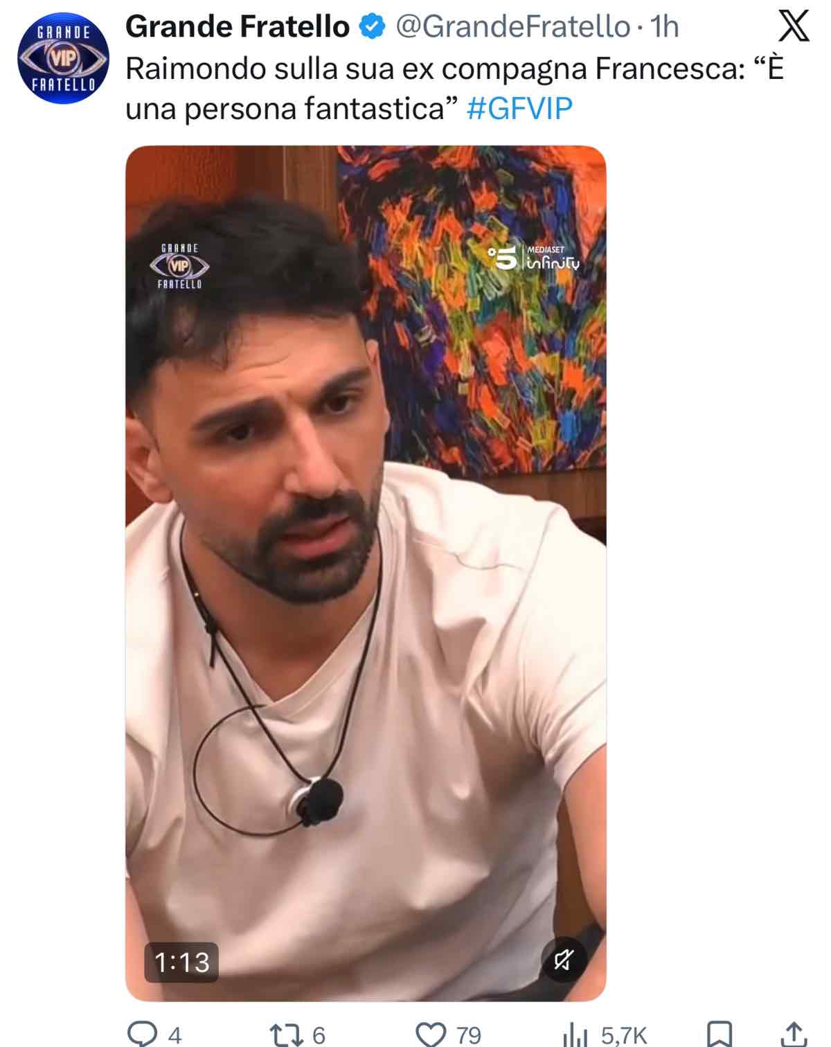 foto raimondo todaro confessione ex francesca tocca gfvip