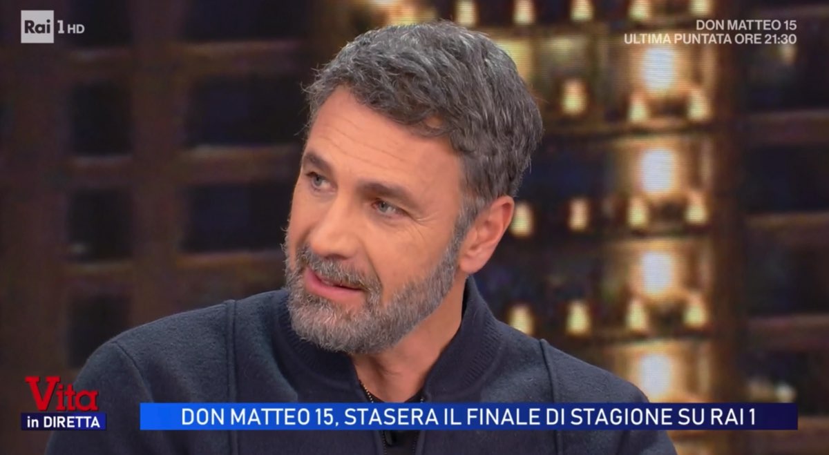 foto Raoul Bova vita in diretta don Matteo15
