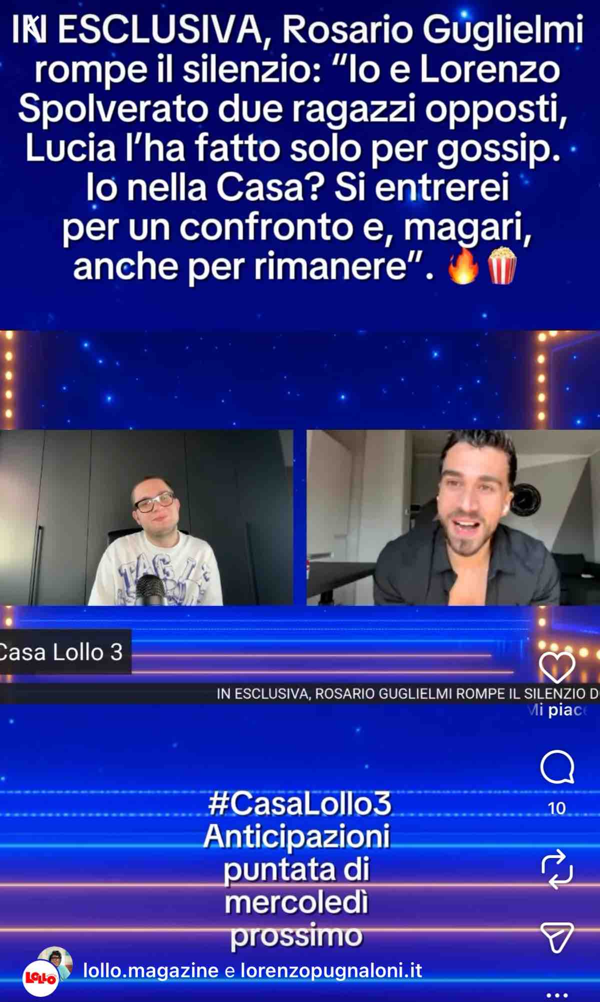 foto rosario gfvip lucia confronto