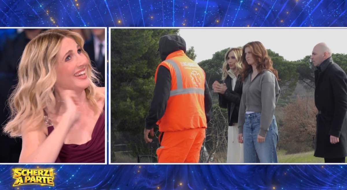 foto scherzo lorella cuccarini scherzi a parte