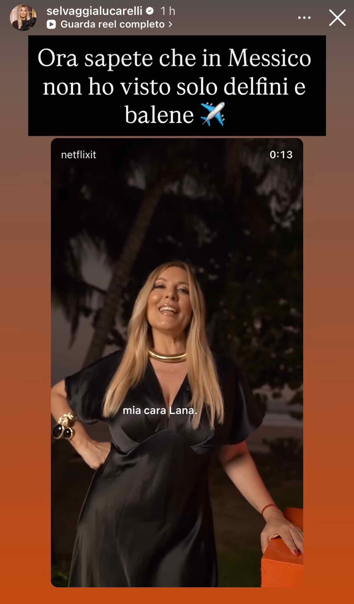 foto selvaggia Lucarelli commenta Netflix