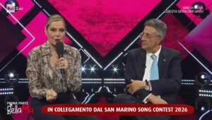 foto simona ventura san marino song contest stasera