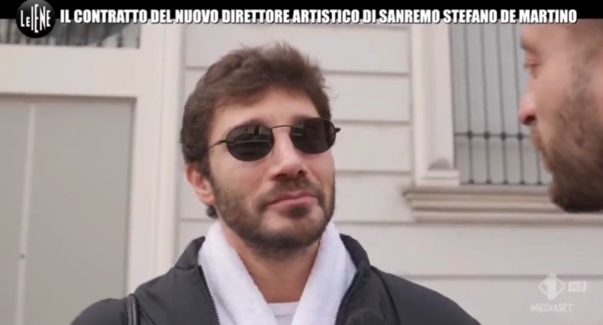 foto stefano de martino retroscena sanremo2027 iene