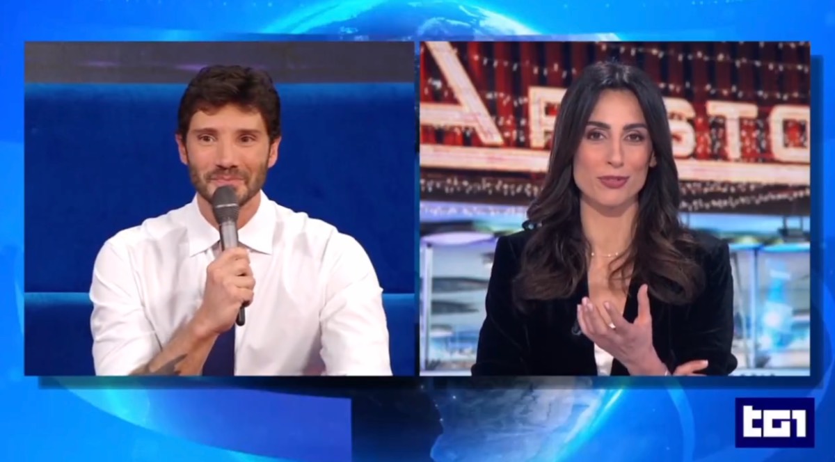 foto tg1 stefano de martino giorgia cardinaletti